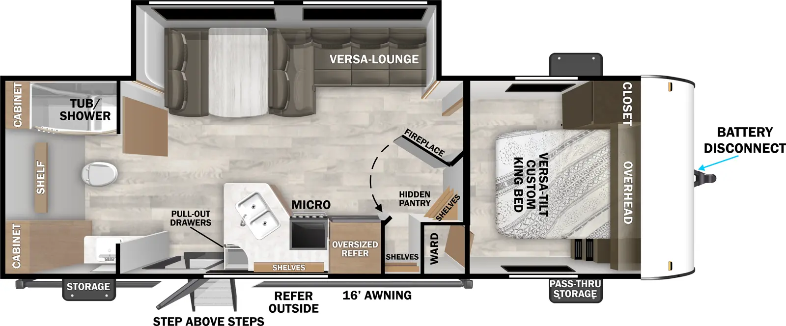 X Lite 25ICE Floorplan